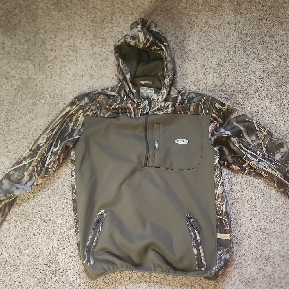 Drake Camouflage Hooded Jacket with Logo